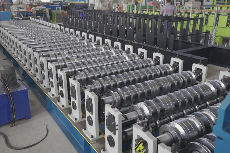 Trapezoidal(IBR)roofing sheet machine Trapezoidal(IBR)roofing sheet machine