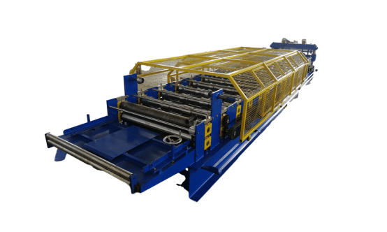 Machine de moulage de rouleaux pour panneaux de toit