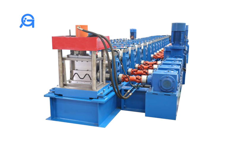 Machine de formage de garde-corps routier