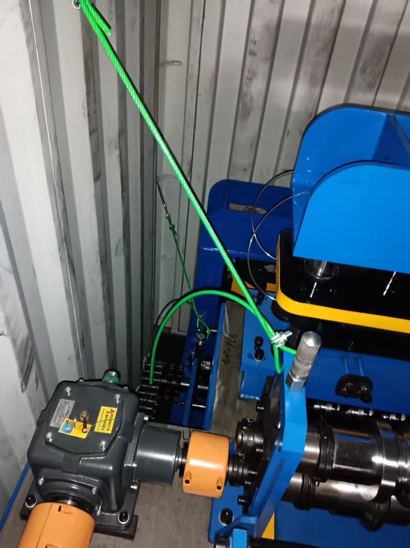 Lashing Ring and steel wire ropes