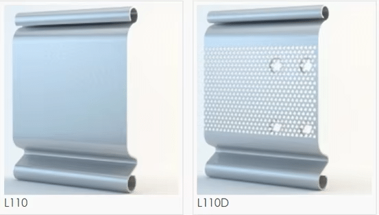 finished products of the rolling shutter making machine