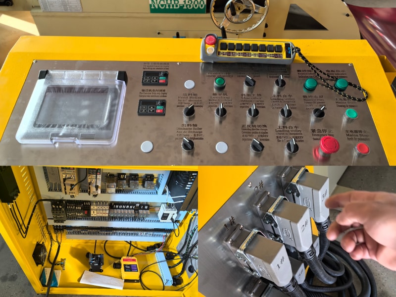 electric control system of the cut to length machine