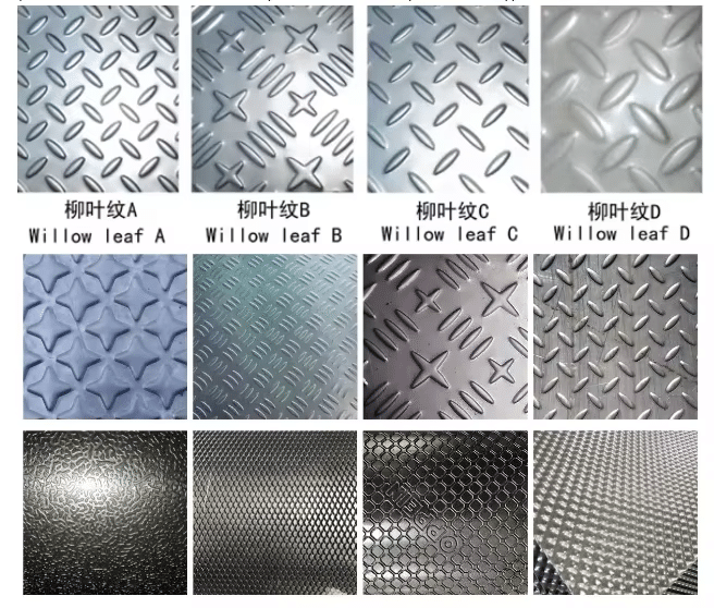 patterns of the metal embossing machine