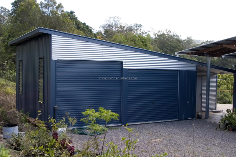 Application of the trapezoidal roofing sheets
