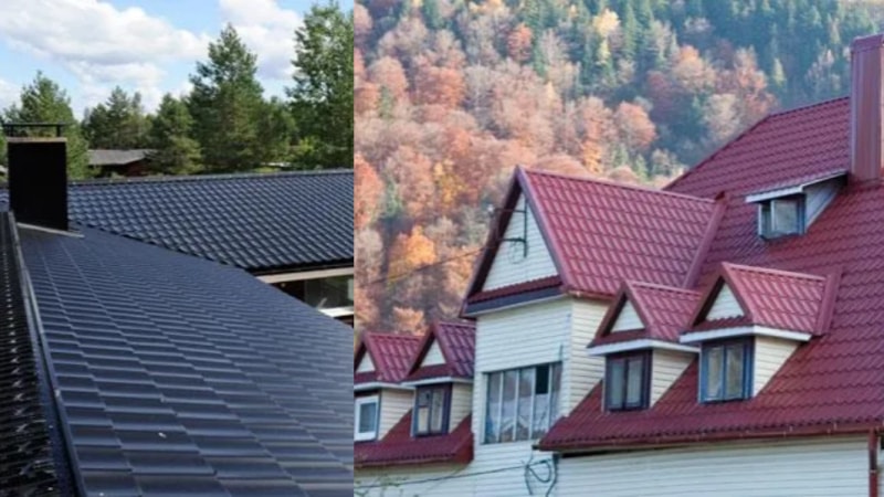 application of the glazed tile roofing sheets