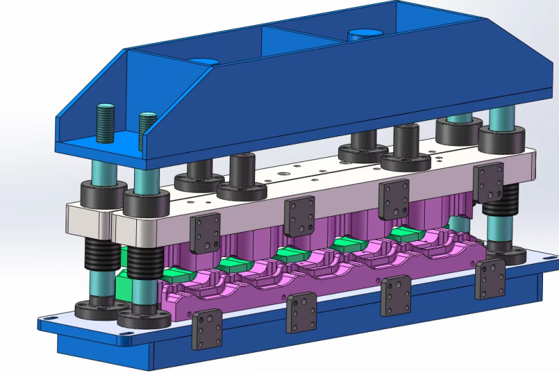 cutting device of the glazed tile roofing sheet machine