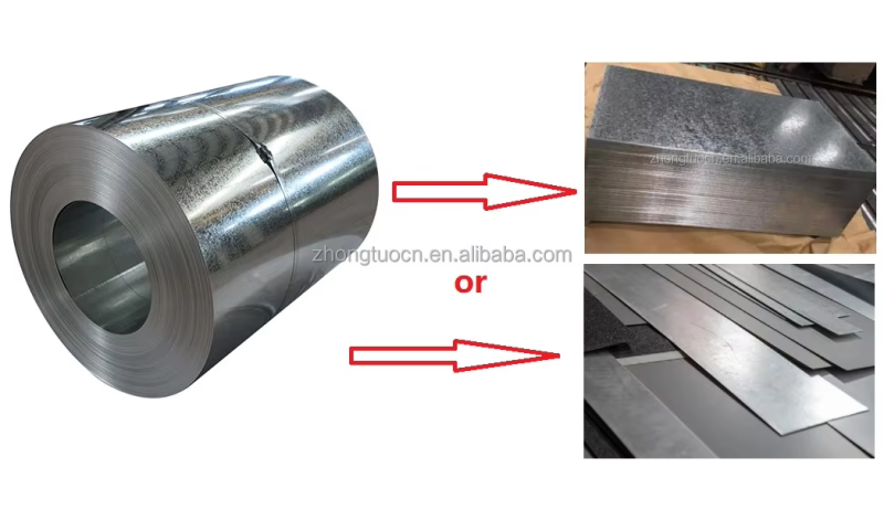 Finished products of the Simple Roll to Sheet Cutting Slitting line