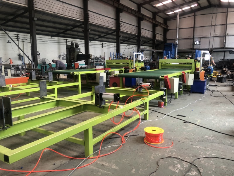 Conveyor and Automatic Stacker of the Simple Roll to Sheet Cutting Slitting line