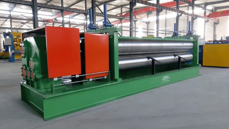 Drum barrel corrugated sheet rolling machine