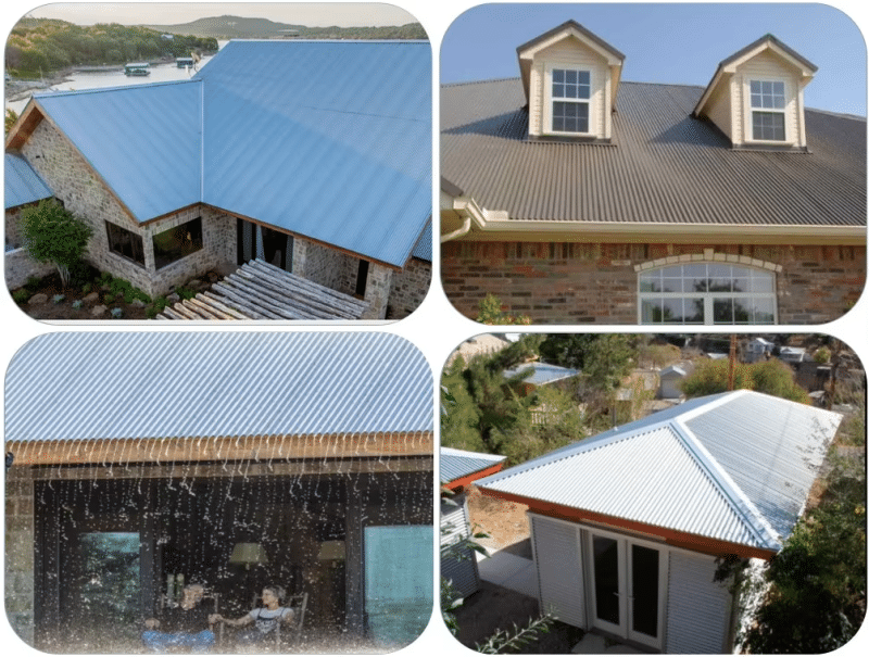 Applications of the corrugated roofing sheets