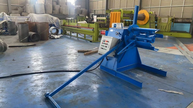 Hydraulic Decoiler of the keel making machine 
