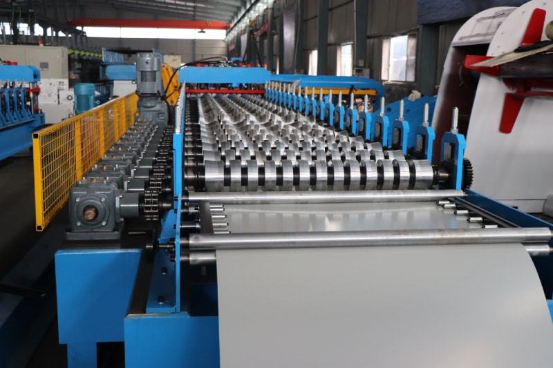 glazed tile roof panel machine