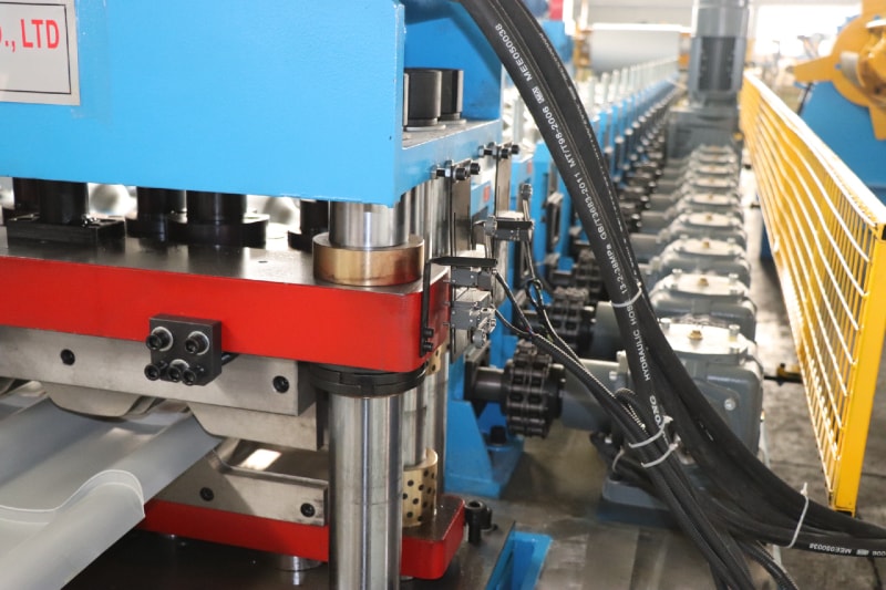 glazed tile roof panel machine