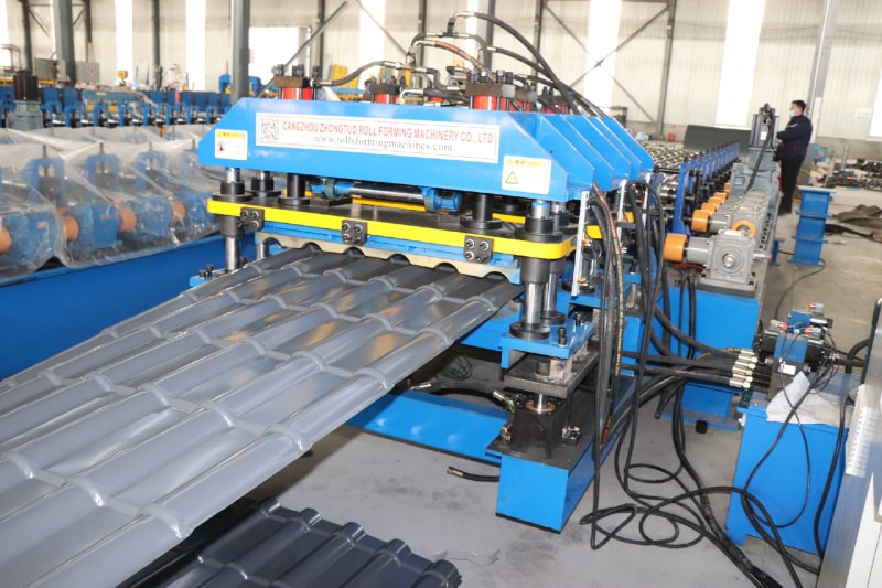 Glazed Tile Roof panel Machine