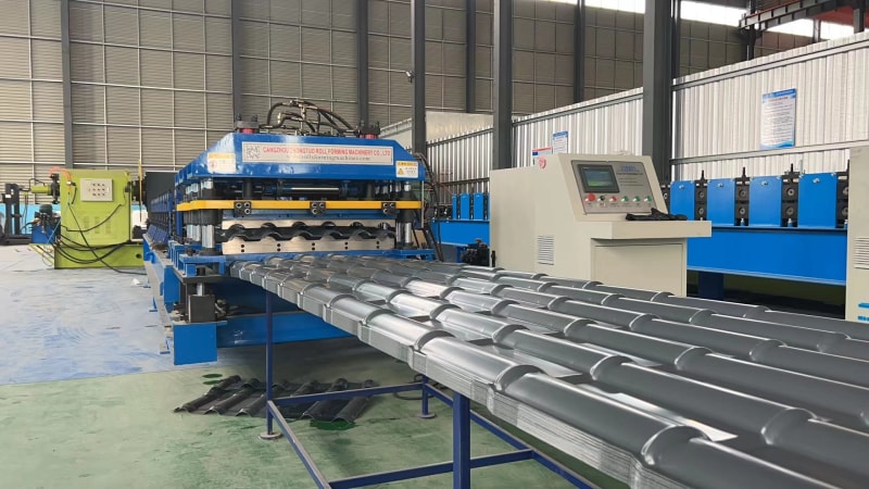 Glazed Tile Roof panel Machine