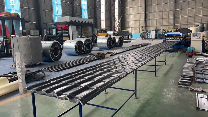 Glazed Tile Roof panel Machine