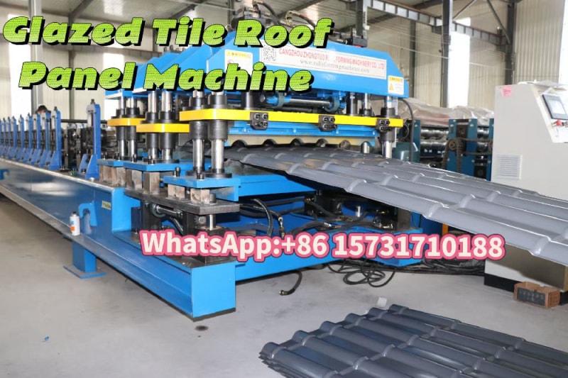 Glazed Tile Roof panel Machine with Bamboo Joint Pattern