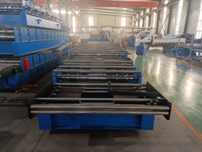 double layer roofing machine