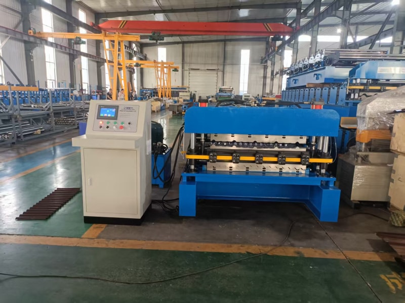 double layer roofing machine