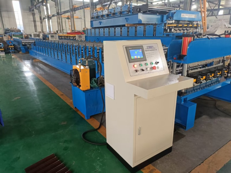 double layer roofing machine