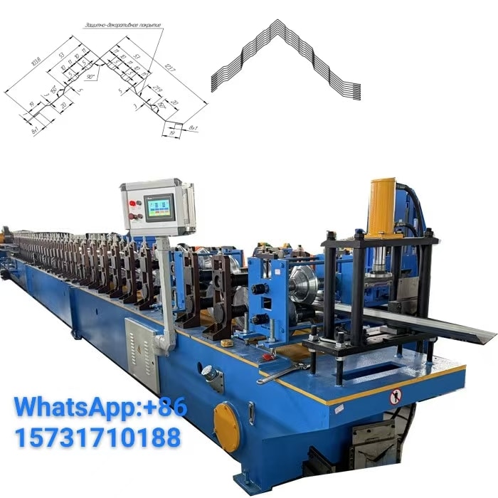 High Quality Width Adjustable Ridge Cap Roofing Machine
