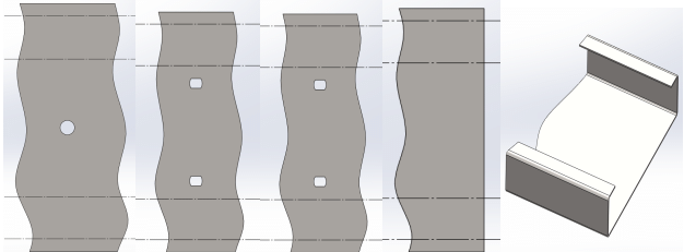 drawing profiles of the CZ purlin