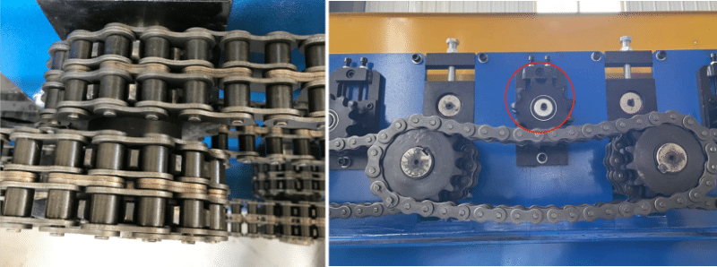 mental deck forming machine